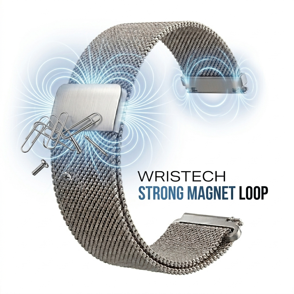 Magnetic Chain Strap For 22mm