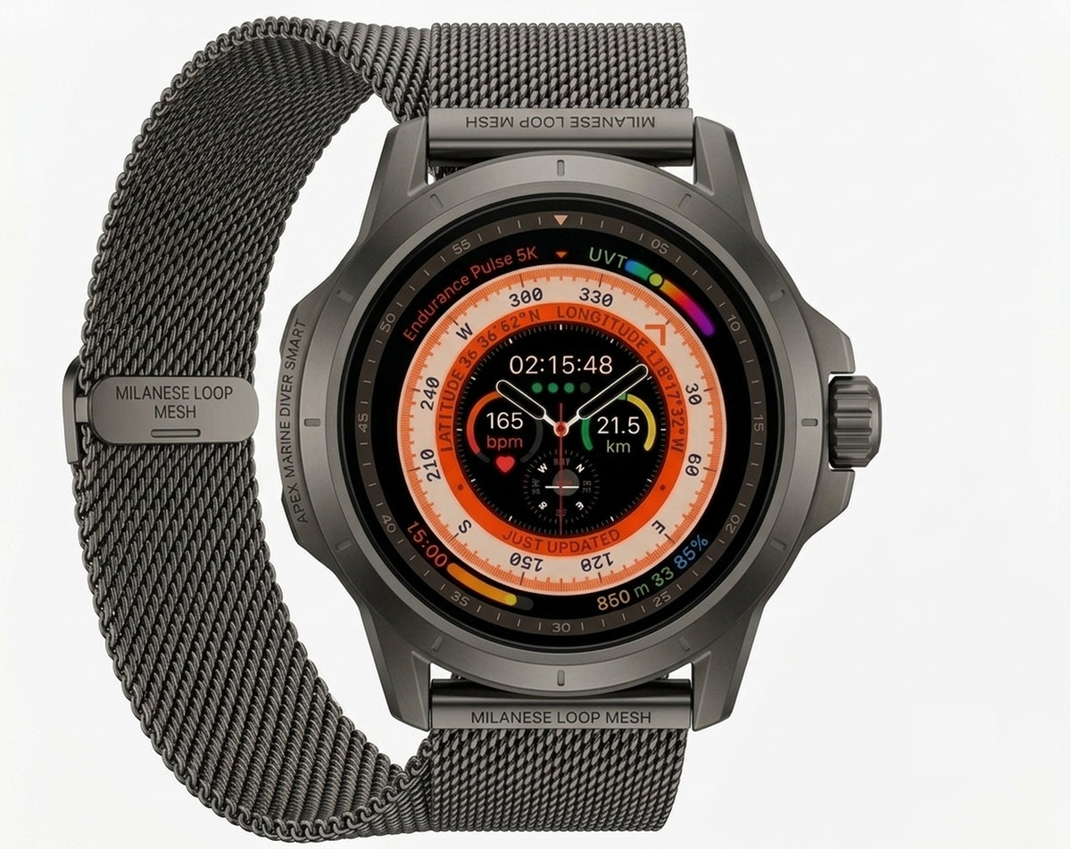 Milanese Loop Magnetic Mesh Band
