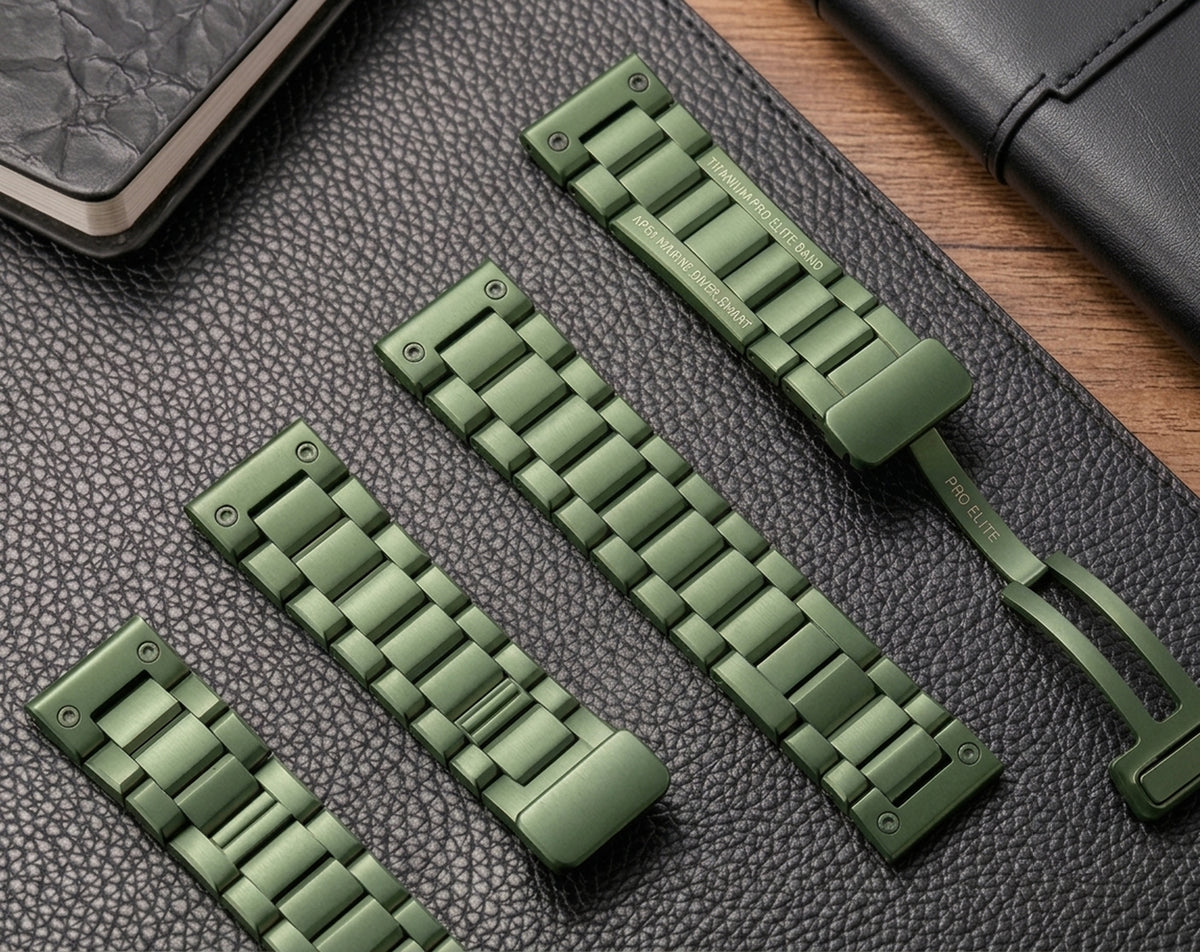 Titanium Pro Elite Band (Ultra premium scratch resistant metal)